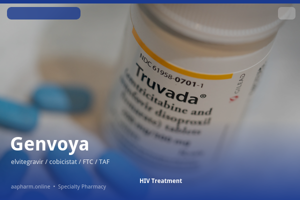 Genvoya (elvitegravir/cobicistat/emtricitabine/tenofovir alafenamide)